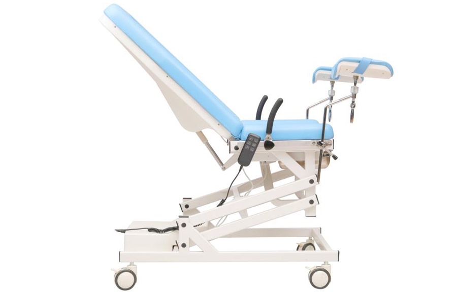 電動婦科檢查床（折疊型、聚氨酯床墊）