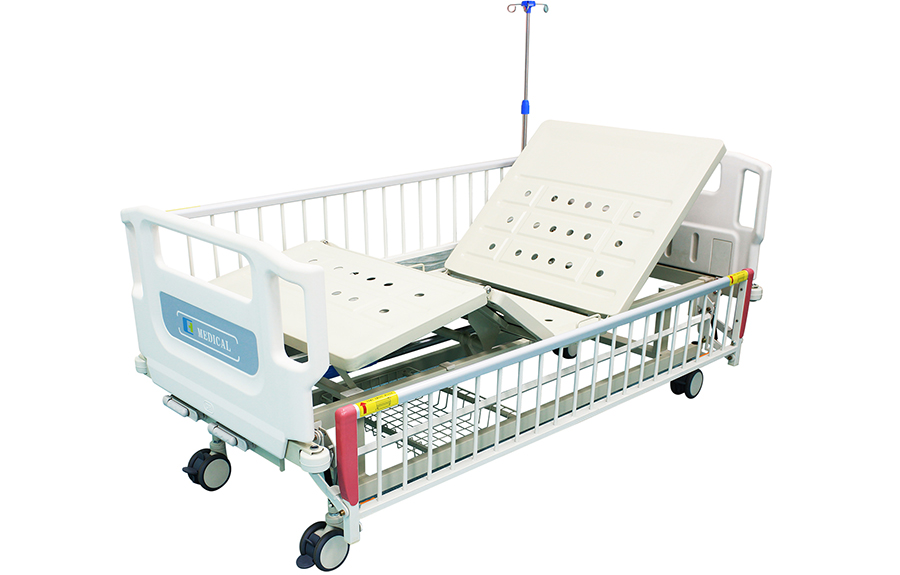 雙搖手動護理床